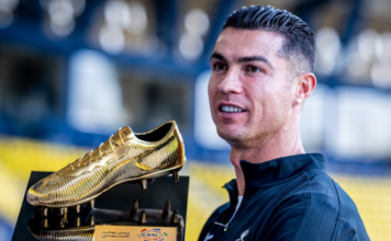 كريستيانو رونالدو يفوز بجائزة أفضل هداف في الدوري السعودي